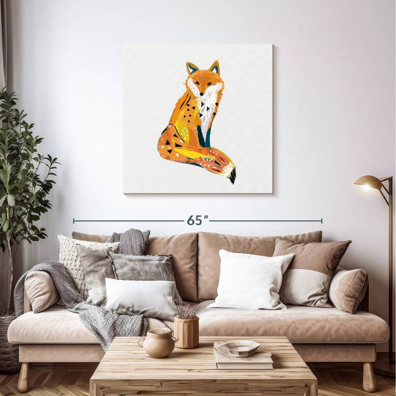 Crowle Trickster Fox, 39" H x 39" W