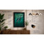 Whale in Motion Coastal - Framed Print-958863300-958863326