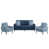 Bleu marine / polyester bleu sarcelle sélectionné