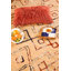 Tapis géométrique orange-1744831782
