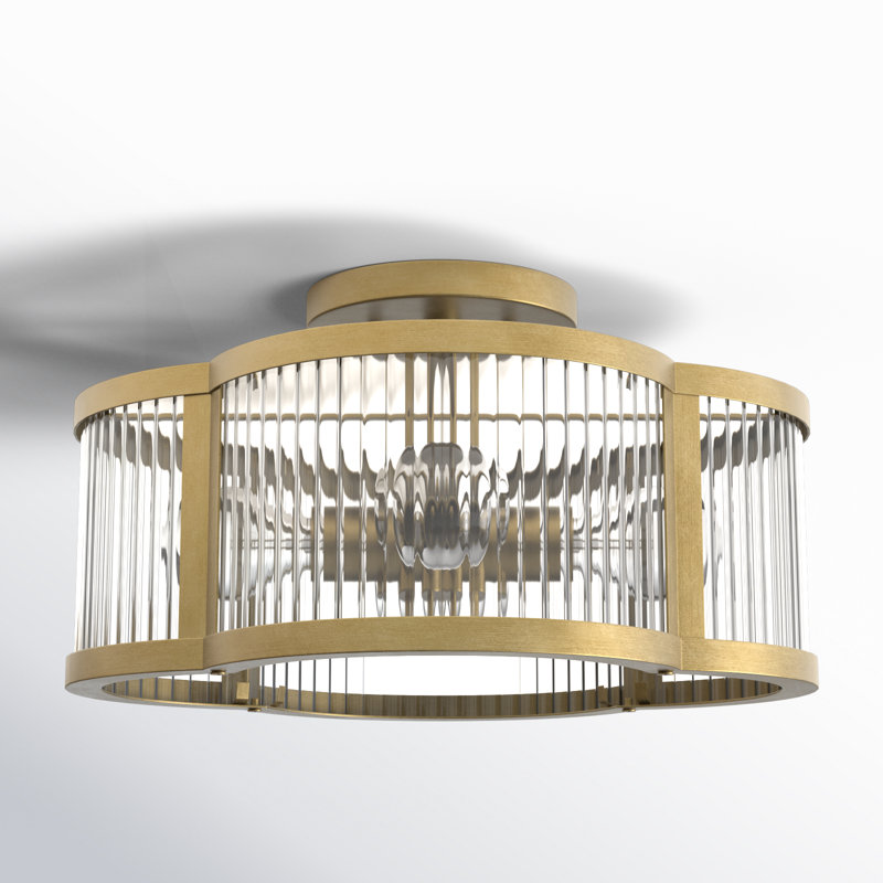 Barlow Glass Semi Flush Mount