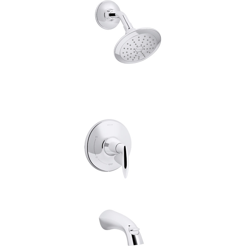 Alteo Rite-Temp Tub and Shower Faucet, Polished Chrome