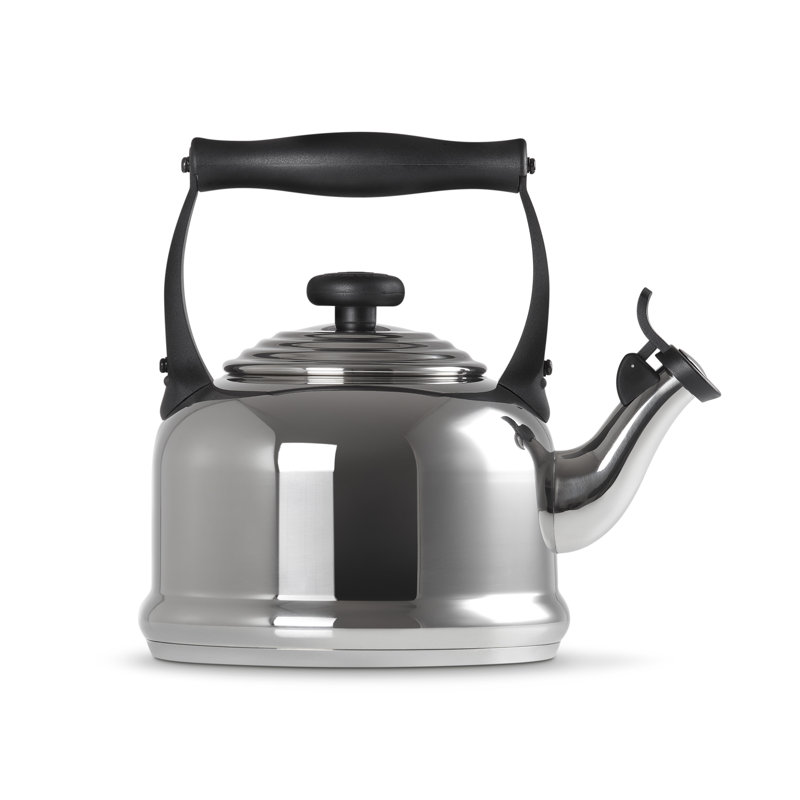 Le Creuset Traditional Kettle with Fixed Whistle 2.1L, Stainless Steel