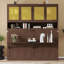 Lit escamotable simple avec armoire, lit pliant peu encombrant avec éclairage et port USB-1396207976