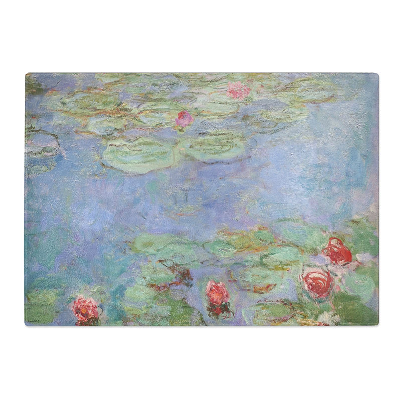 Water Lilies Lily Pond Vol.8 by Claude Monet Chopping Board, 0.4cm H x 28.5cm W x 39cm L