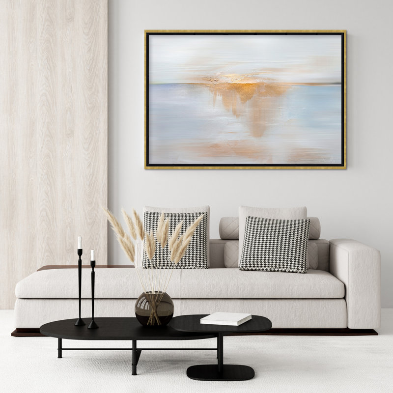 Abstract Sea Sun by Dan Hobday, 36" H x 48" W