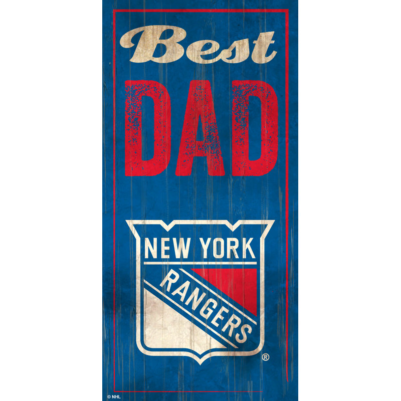 Décoration murale meilleur père colorado avalanche, New York Rangers