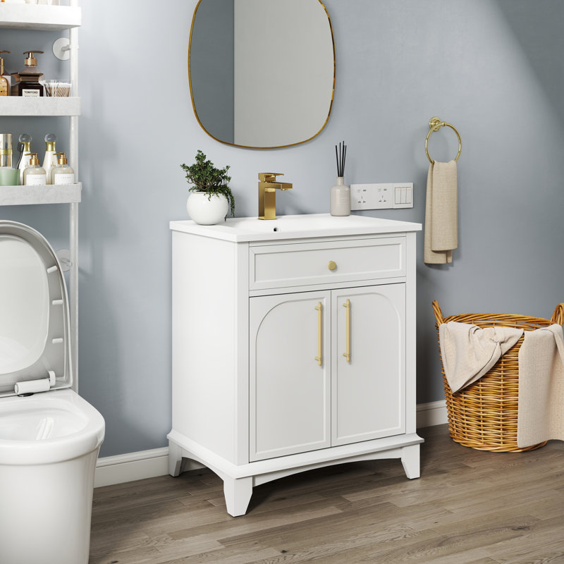 Meuble-lavabo 24 po, Blanc