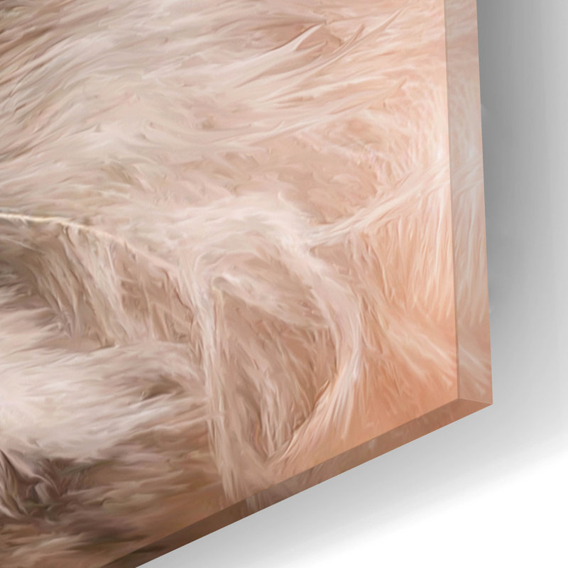 Art mural en verre Latitude Run «Persian Cat Face Bf» par Carol Cavalaris, H 12 po x l 12 po x P 0,13 cm