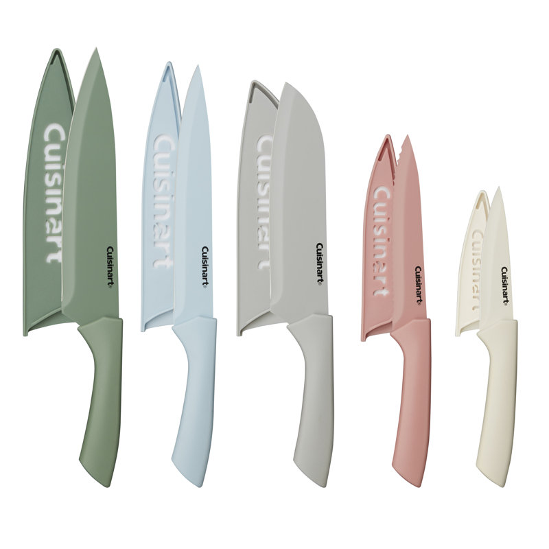 10Pc Ceramic Coated Cutlery Set