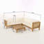 Ensemble de canapé modulaire 6 pièces