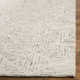 Linsly Geometric Hand Tufted Wool Ivory/Light Blue Area Rug