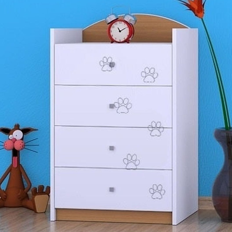 Nolte Kids 4 - Drawer Chest, Light Brown