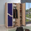 Rummel 3 Door Manufactured Wood Wardrobe-1433870005