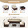 Avamay Rattan Sectional Seating Group with Cushions