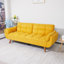Canapé futon 75,4 "convertible en lin moderne, canapé-lit confortable-2090922891