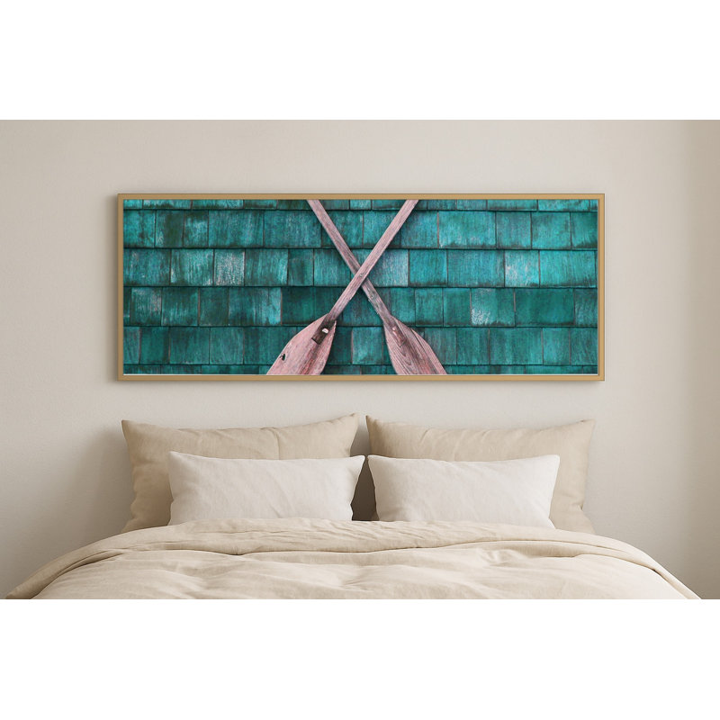 Gibbs Print, 13.75" H x 37.75" W, Natural Oak
