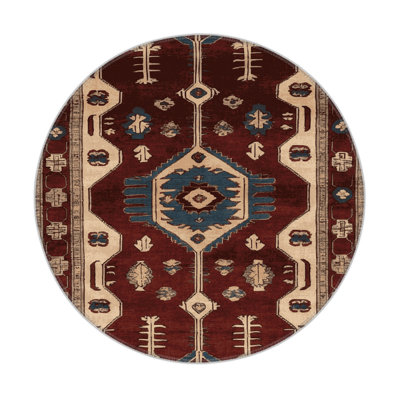 Tapis turc intérieur et extérieur brun