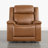 Zero Wall Genuine Leather Power Recliner With Power Headrest-2126417681