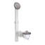 60" W x 72" H Frameless Rectangle Sliding Tub & Shower Kit with Towel Bar and Base Included-270062691