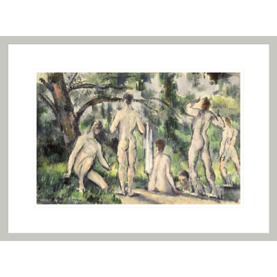 «Study of Bathers» par Paul Cézanne - Impression giclée sur cadre