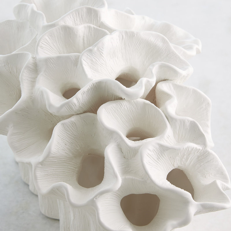 Bouquet de corail Flora - blanc mat
