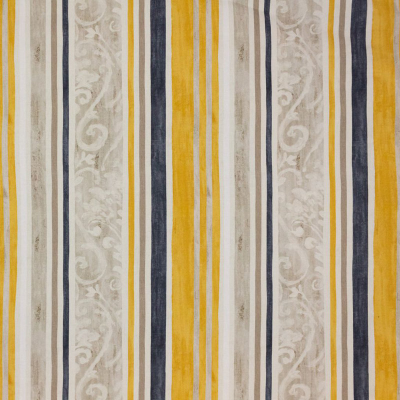Constantinople Stripe 100% Cotton Fabric, Gold Rush