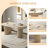 Cream right semicircle desk,3-drawer-1035243833-1035243832