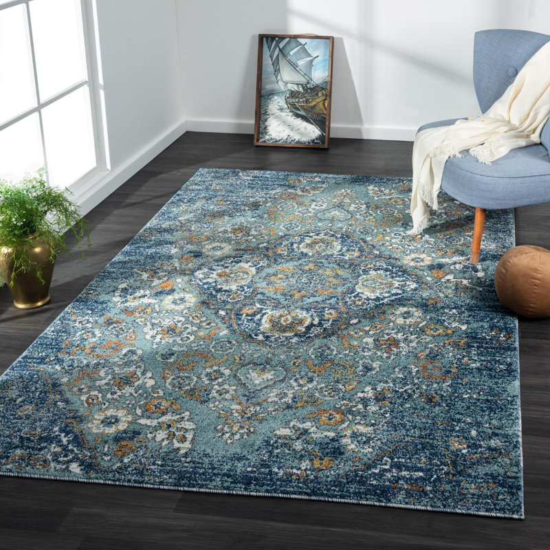 Victoria Oriental Indoor Rug, Rectangle 6' x 9'