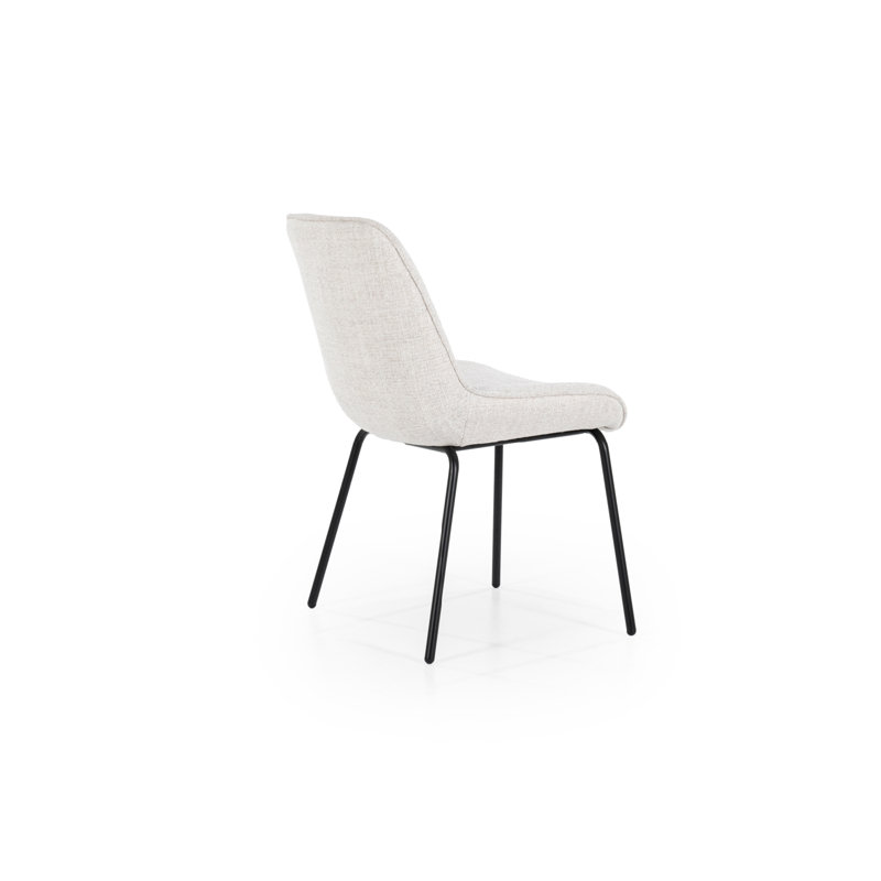 Dining Chair Upholstered Dining Chair, White
