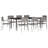 Hadar 8 - Person Wicker Patio Dining Set with Rectangular Table