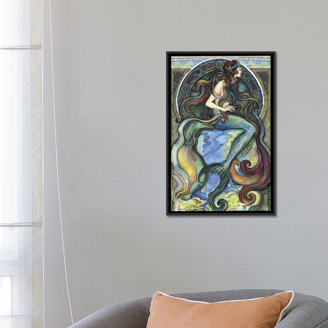 " Under The Sea - A Mermaid I " Painting Print East Urban Home