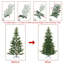 Jahwan Lighted Artificial Fir Christmas Tree-1775783450