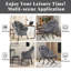 Upholstered Armchair with Footstool-1610263870