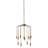 12 - Light Antique Brass Cluster Pendant