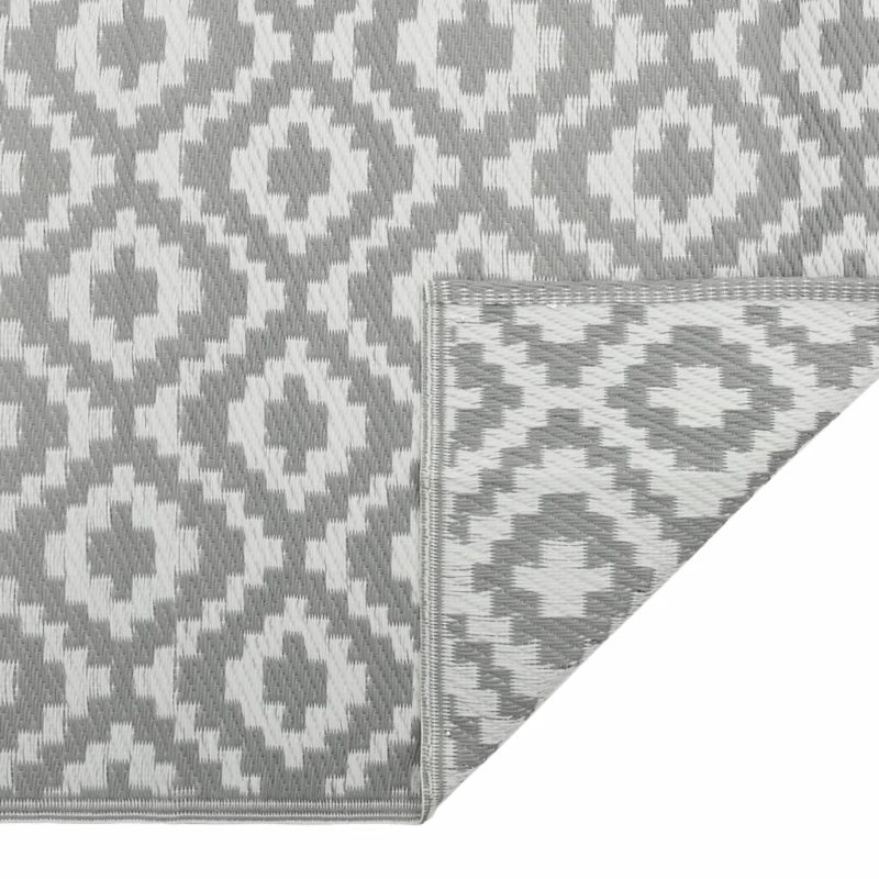 Outdoor Carpet ARAKIL Grey, Rectangle 120 x 180 cm