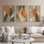 Art mural encadré sur toile, impressions murales abstraites rétro 24 "x 36"-750048032-750048038