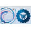 Rotateur de papillon suspendu 3d Antigo