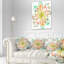 Coussin lombaire à fleurs fractales impeccable perfect-30735434