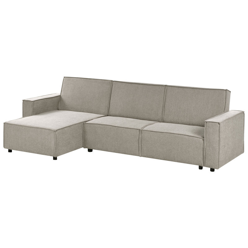 ROMEDAL II 3 Seater Sofa Bed, Beige, Left Hand Facing