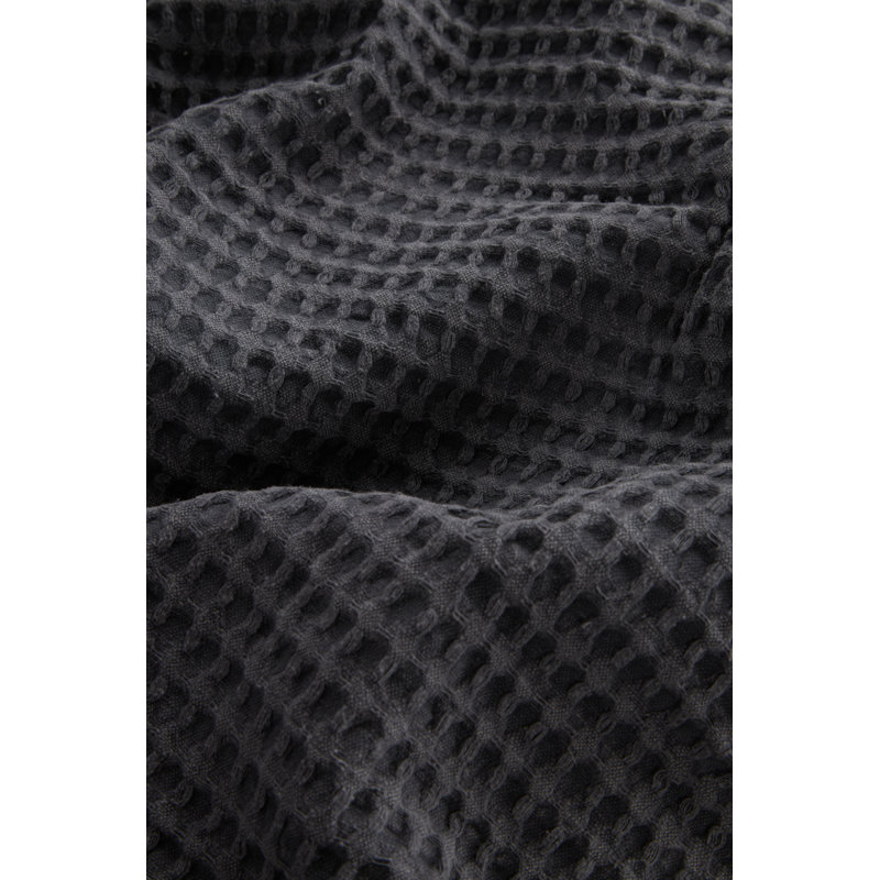 Couverture 100% coton Zuma, Grand, Anthracite