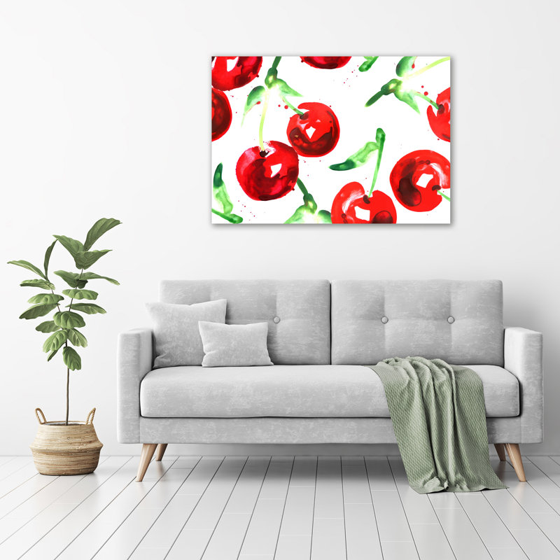 Cherries - Wrapped Canvas Print
