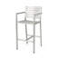 Set Of 2 Outdoor Rust-Proof Aluminum Barstools