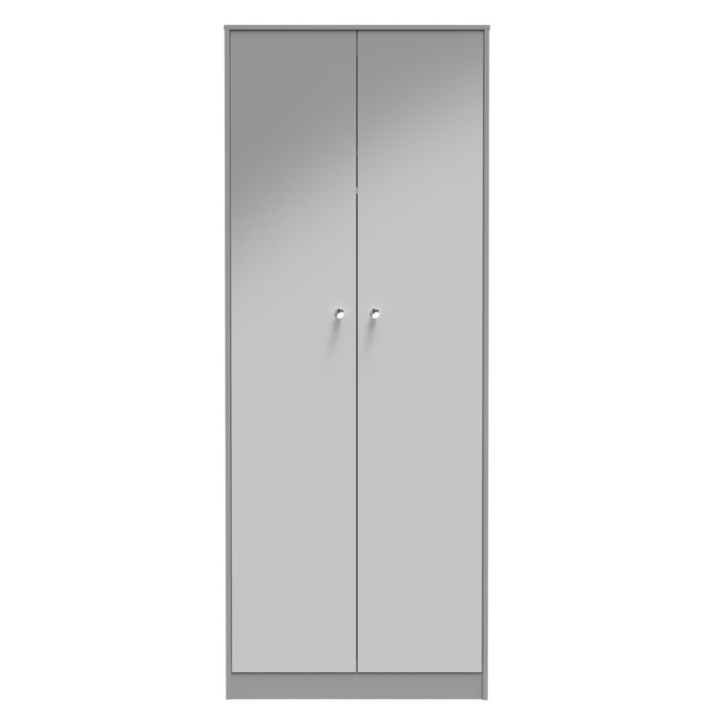 Fully Assembled 5 Door Wardrobe, Dusk Grey