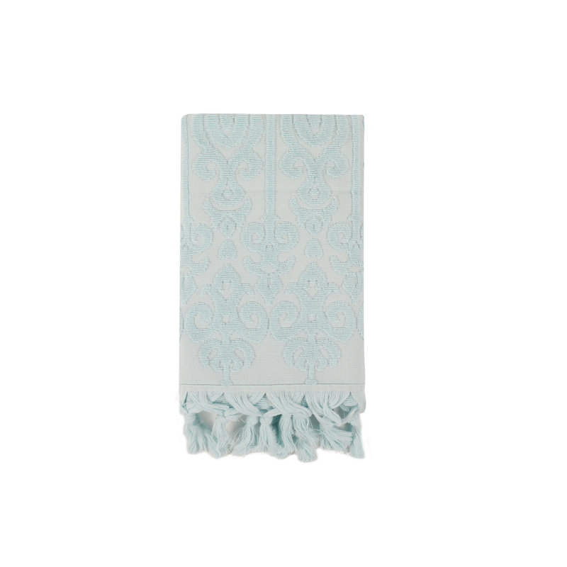 Débarbouillette 100% coton Theia, Bleu