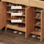Rangement pour chaussures en bois manufacturé Burlywood