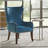 Button Tufted Back Accent Chair