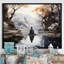 «Gray Buddhism Enlightened Path II», reproduction d'art sur toile-91508968-91508969