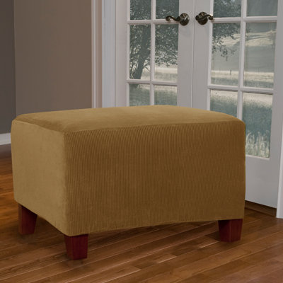 Collin Stretch Ottoman Slipcover