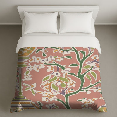 Floral Bedding Pattern Duvet Cover Art Deco